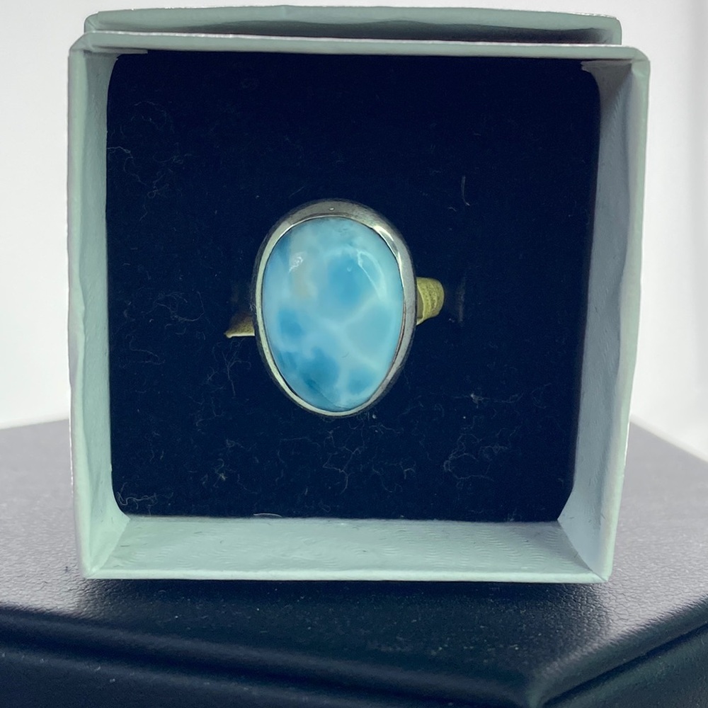 Larimar Ring Size 8